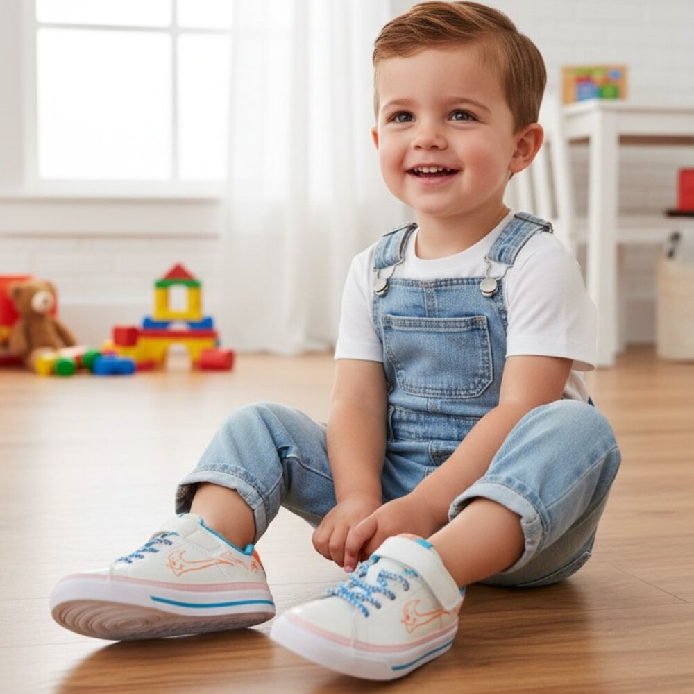 ✨ Nike Court Legacy Sneakers Kids 13C Sail Pink Blue NWOB ✨